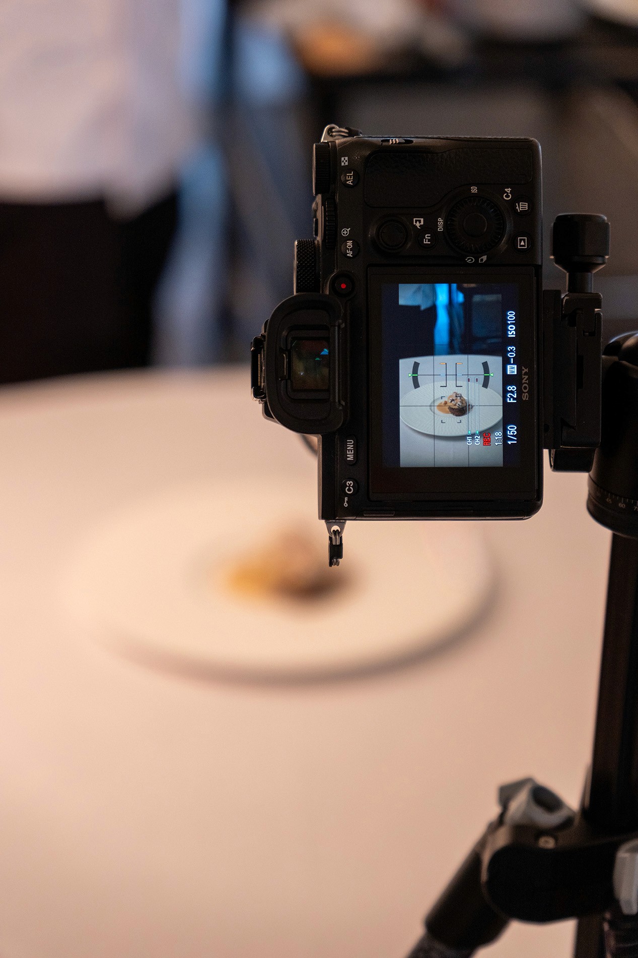 Two women laughing at work