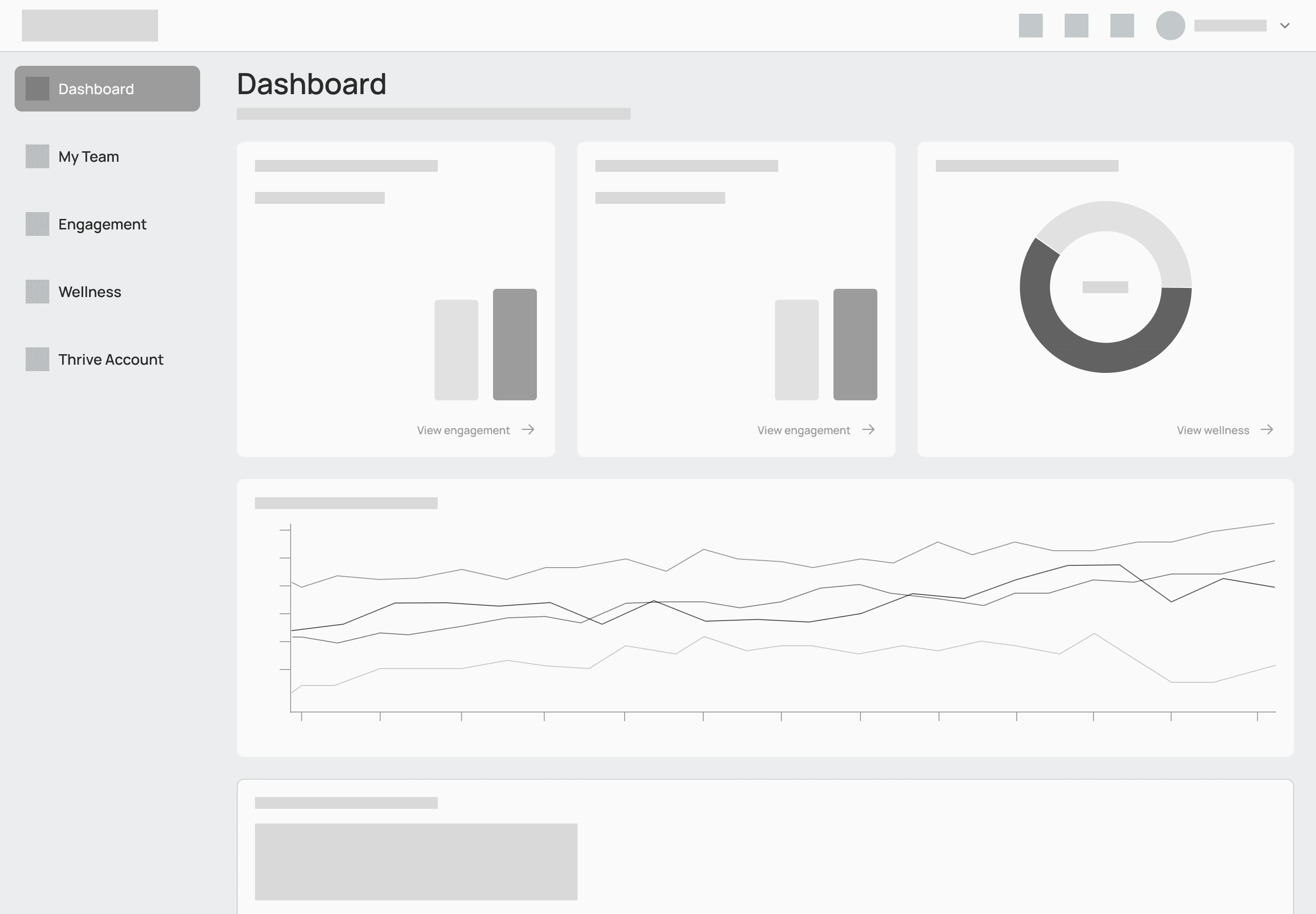 Mid-fidelity wireframe of the Home page
