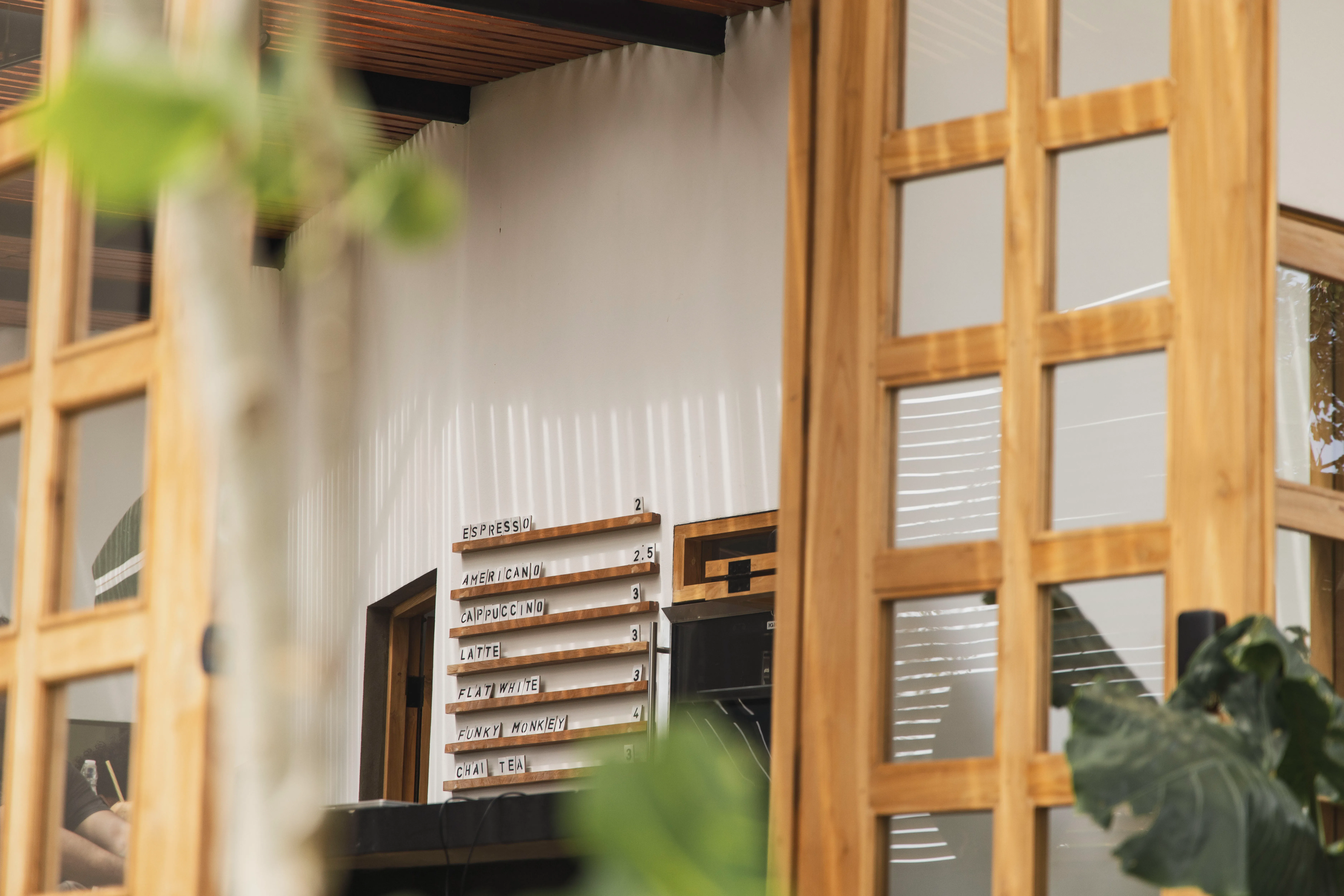 Kooks Cafe surf cafe by Costa Architecture, Popoyo Nicaragua — interior detail