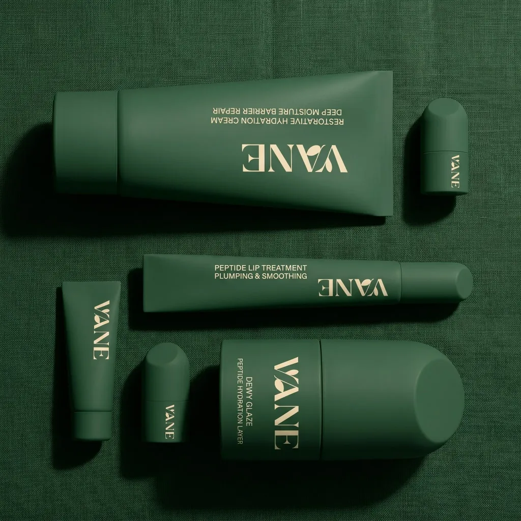 VANE skincare branding and product design. An artful display by a branding expert.