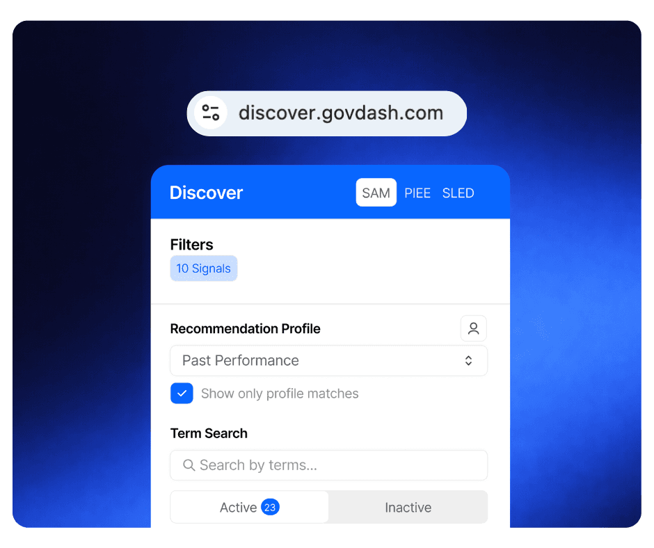 discover govdash