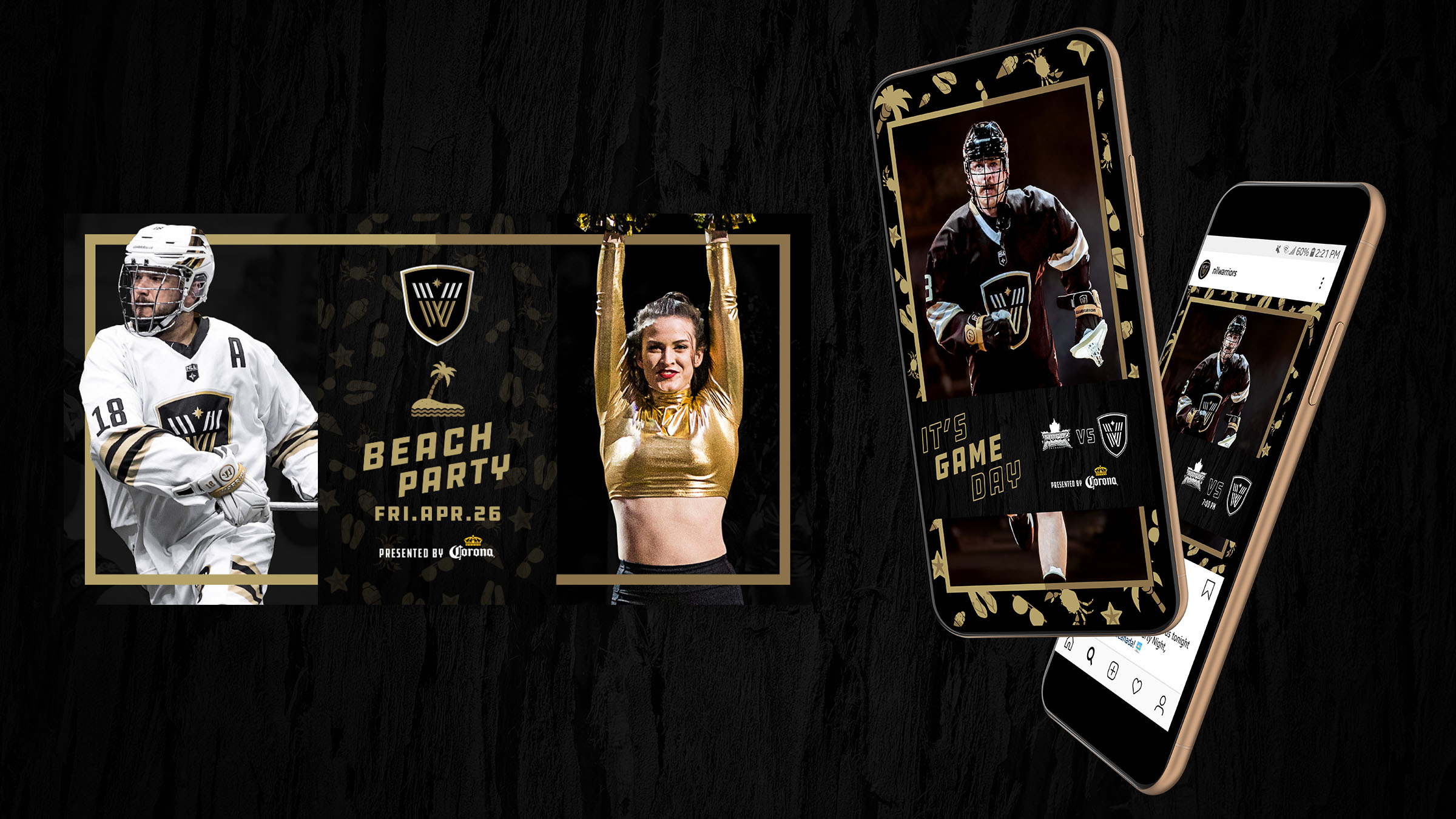 Social Media content for the Warriors.