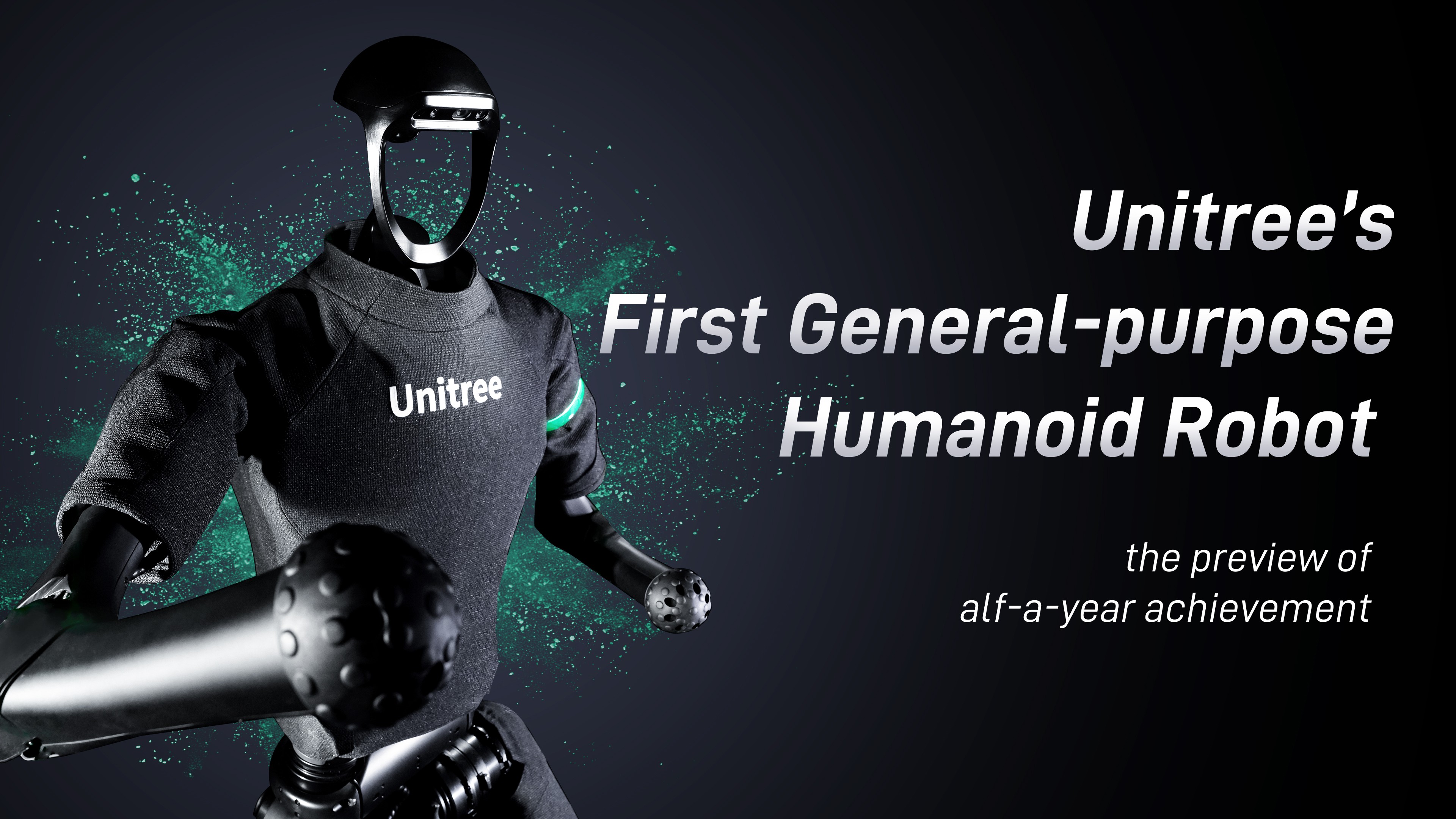 Unitree H1 humanoid robot promotional image