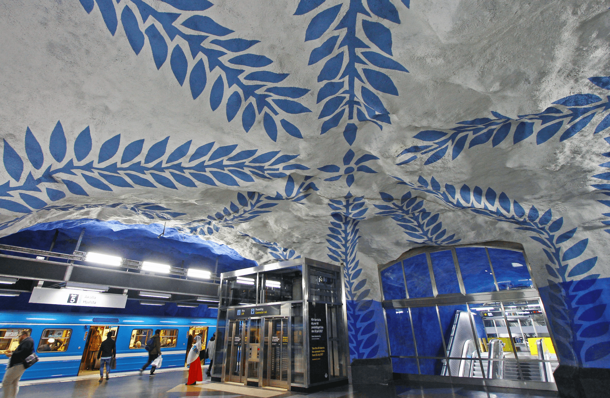 T-Centralen metro station in Stockholm, Sweden.