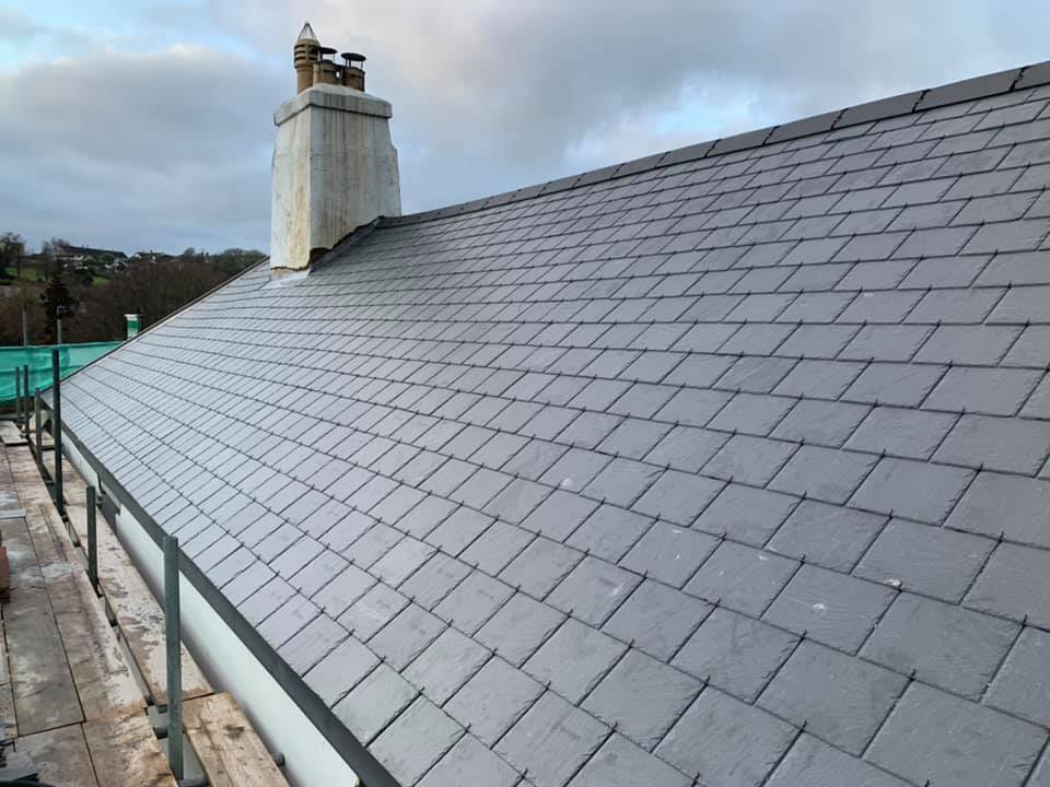Victorian Slate Roofs on Mid-Terraces