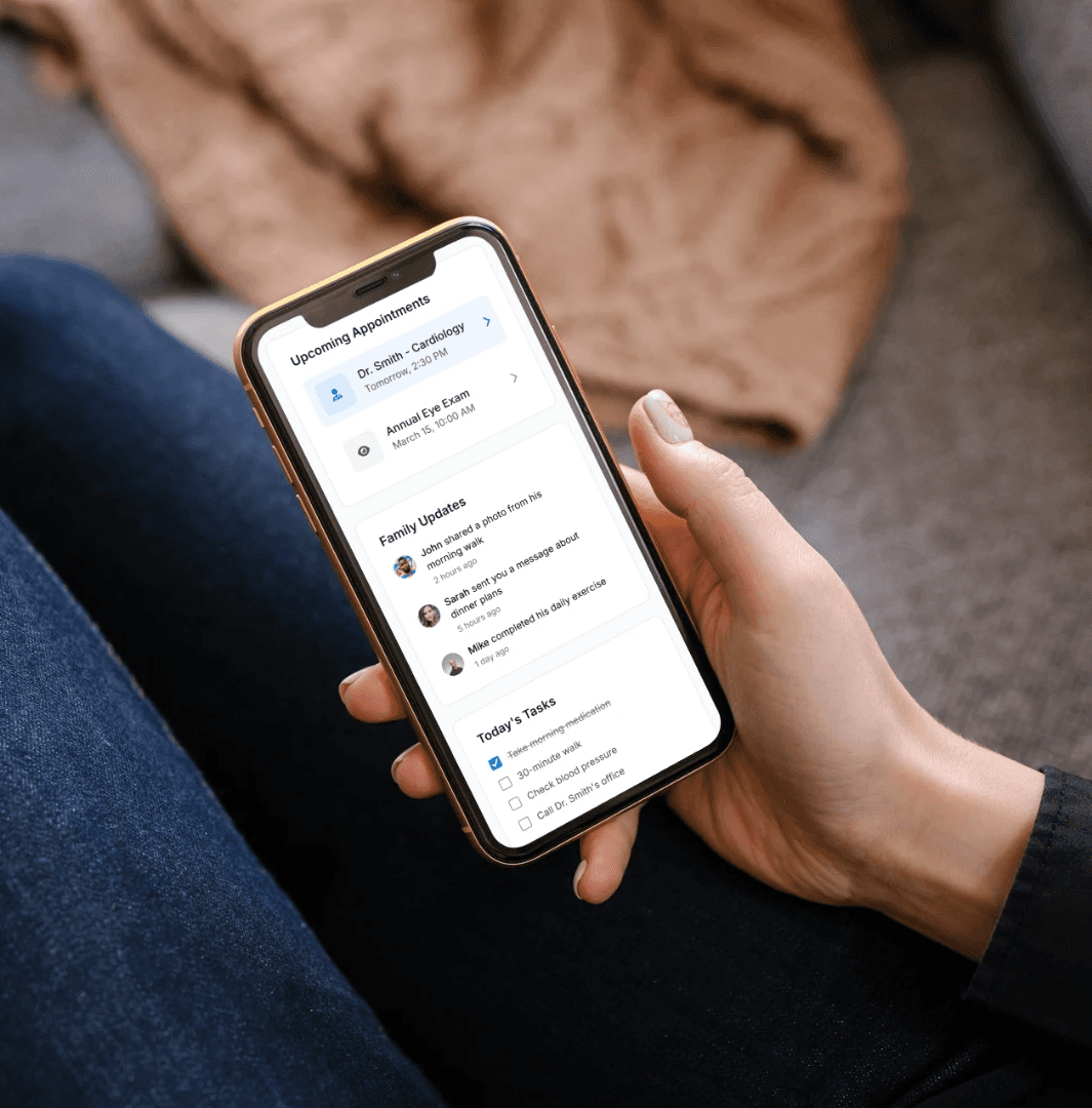 A mockup of Freelio's mobile app