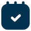 Blue calendar icon