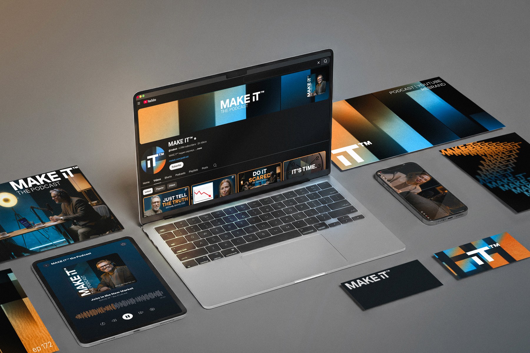 Professional Branding of a Podcast and YouTube channel