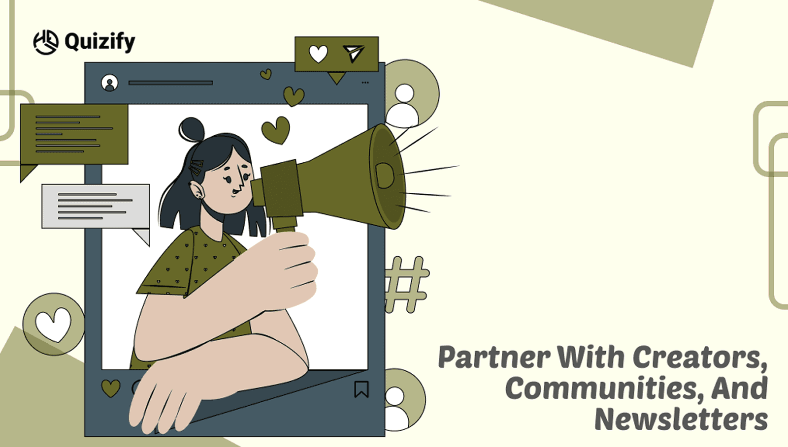 Partner with creators, communities, and newsletters | Quizify 