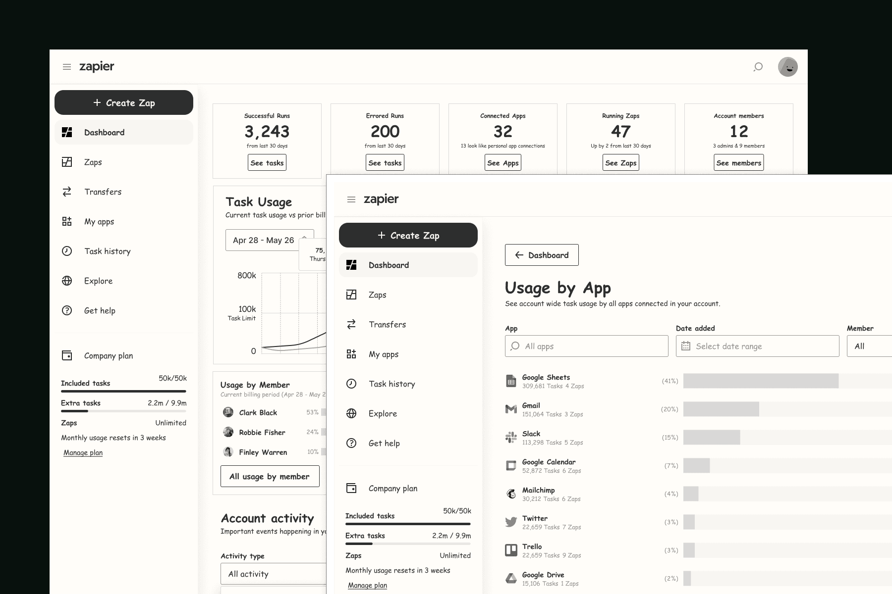 trees on forest with sun rays