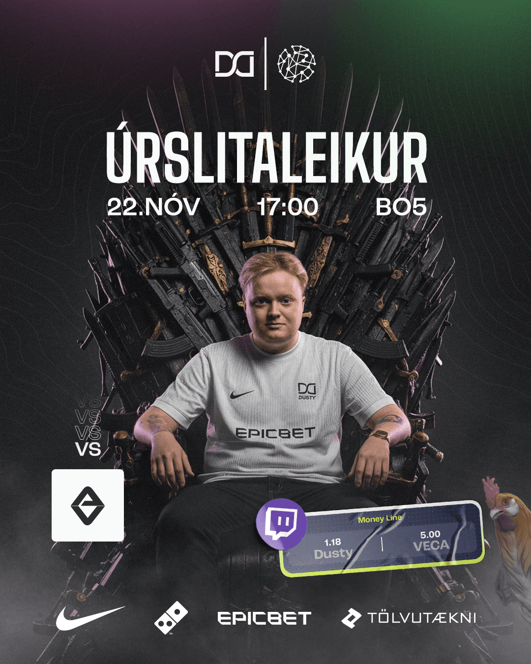 Esports Announcement Social Media Poster