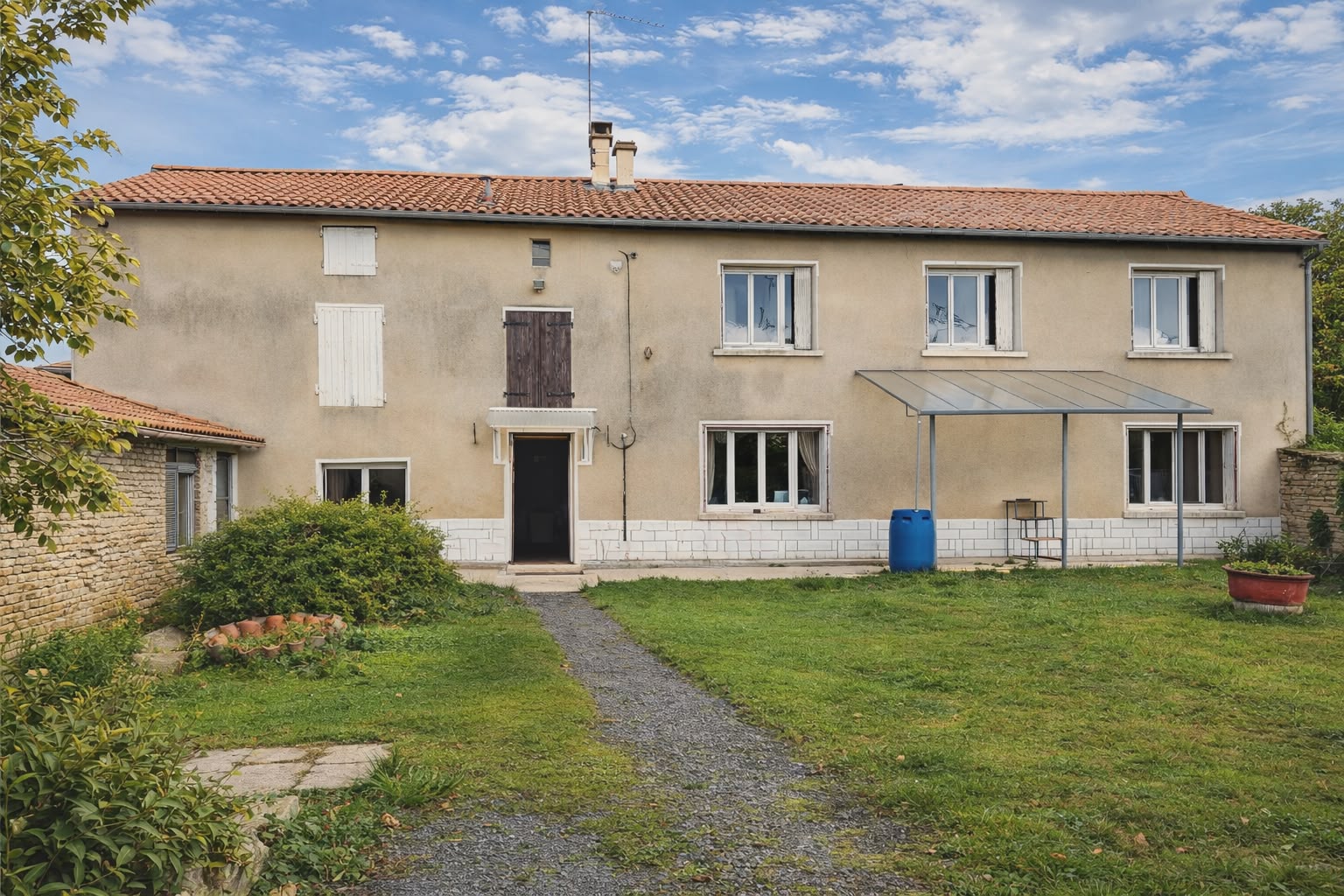 vue panoramique maison - terrain