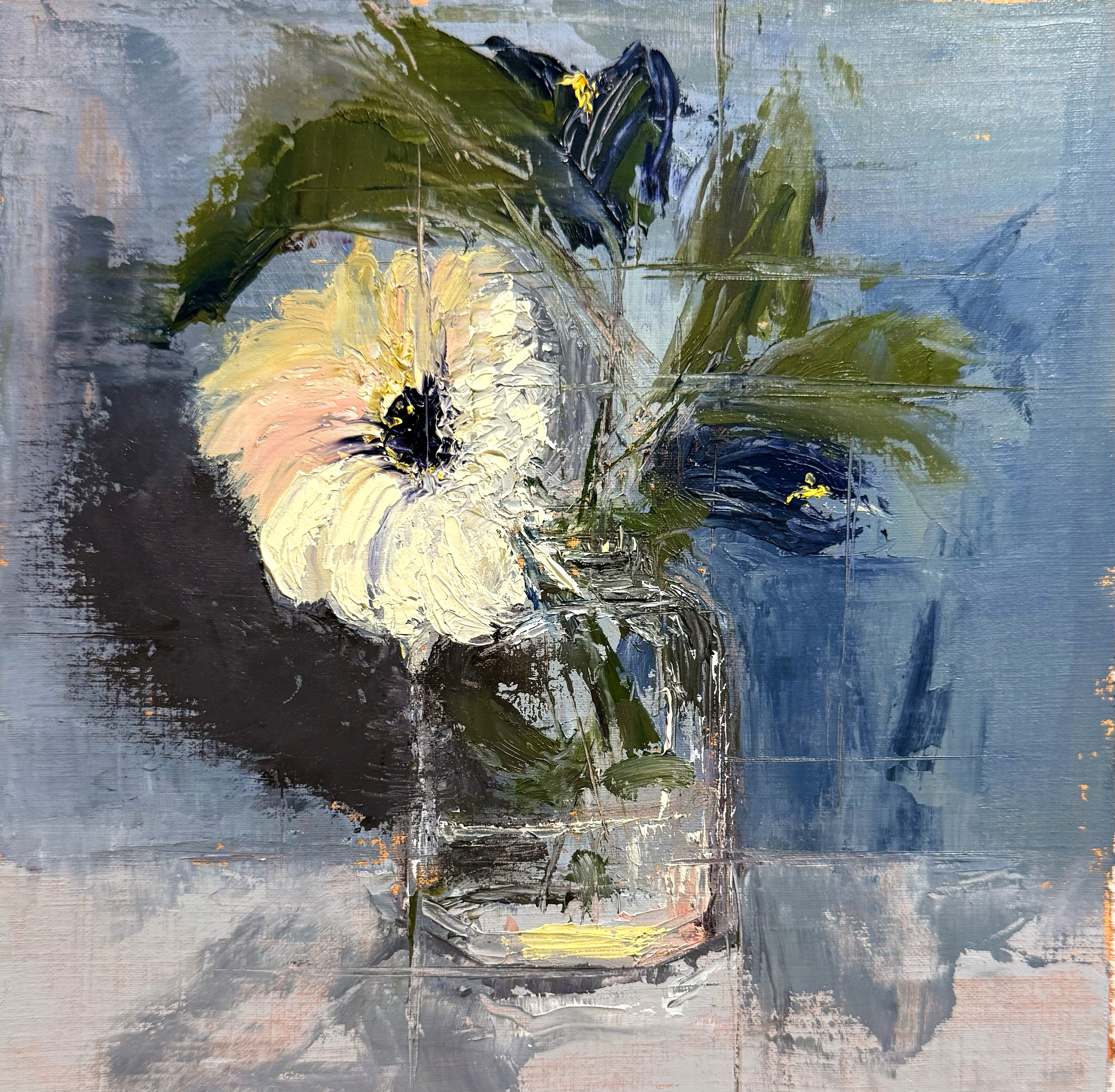 A watercolor painting of pink cherry blossoms