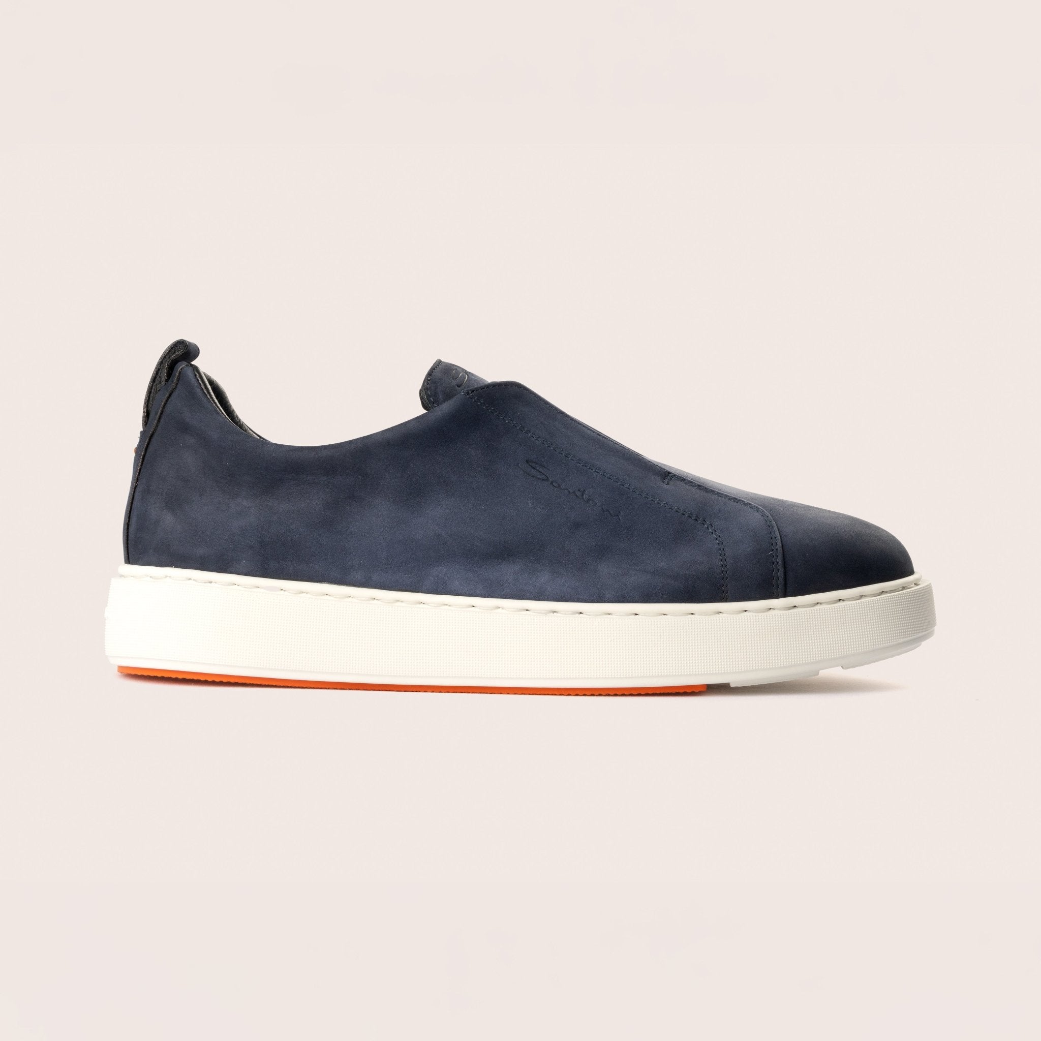 Men’s blue slip - on sneaker - Mandelli UK