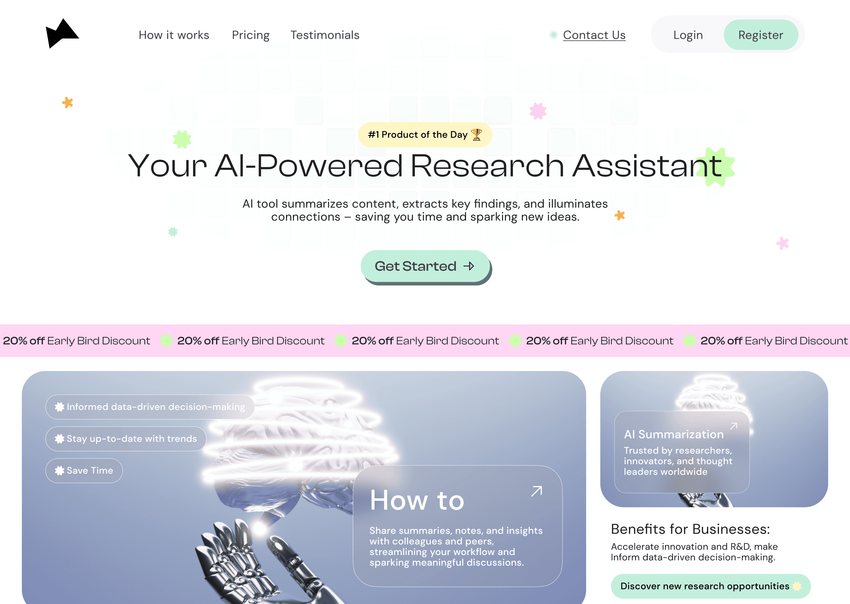 Ai website Hero Section