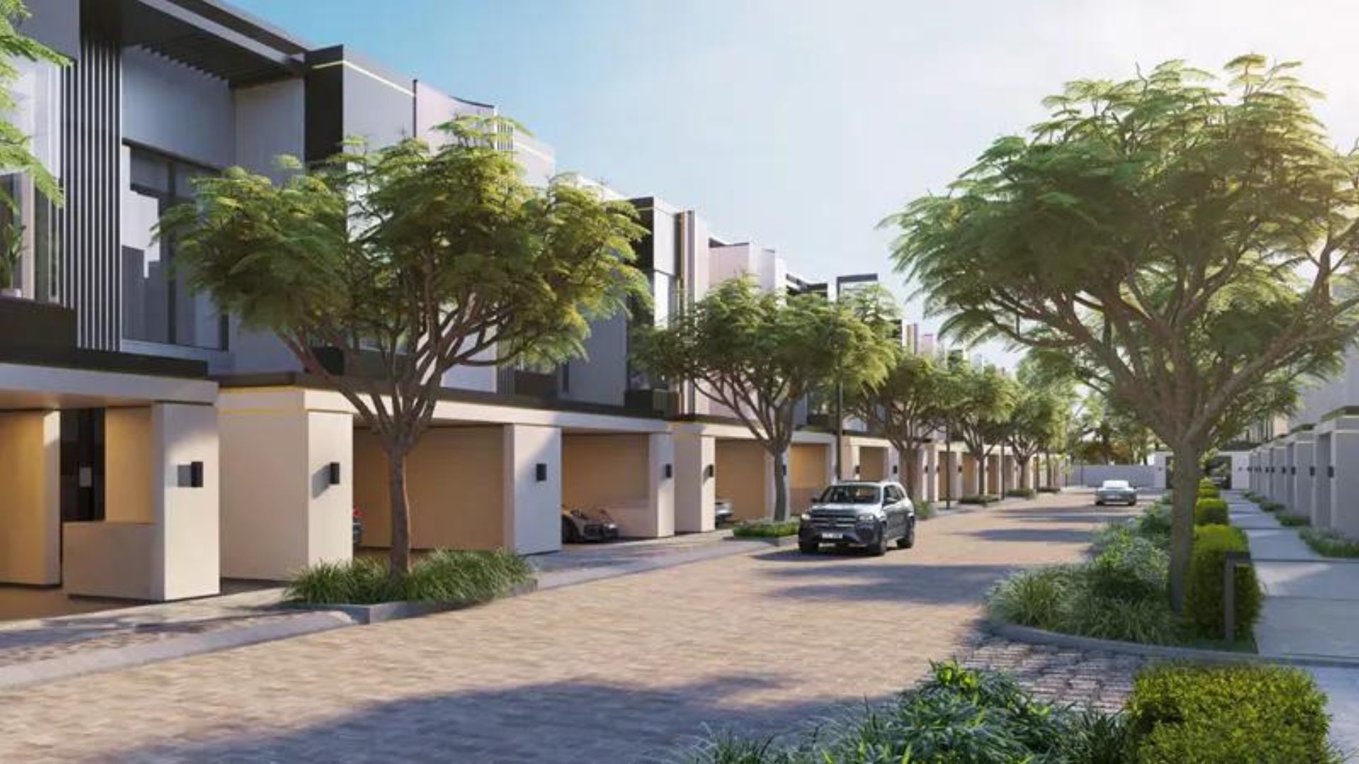 Exterior shot of The Watercrest villas.