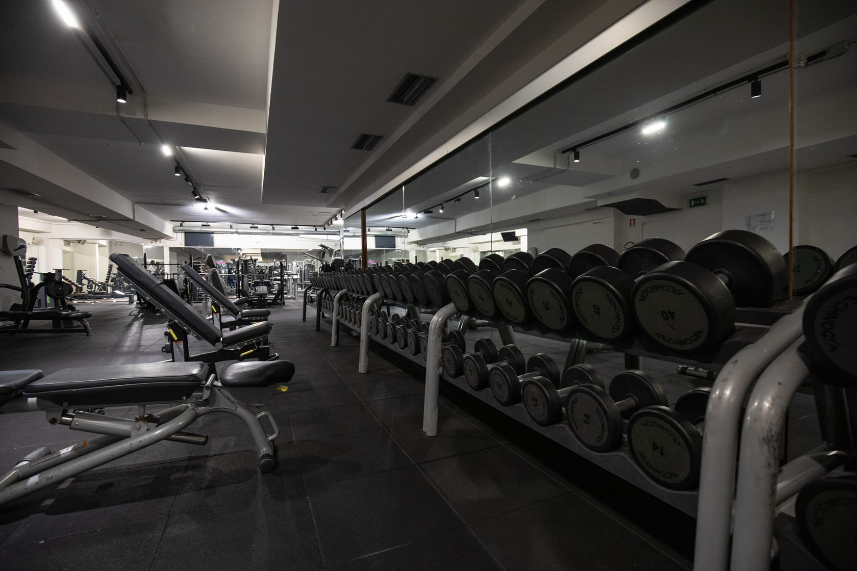 Free weights manubri bilancieri palestra Freetime Monteverde