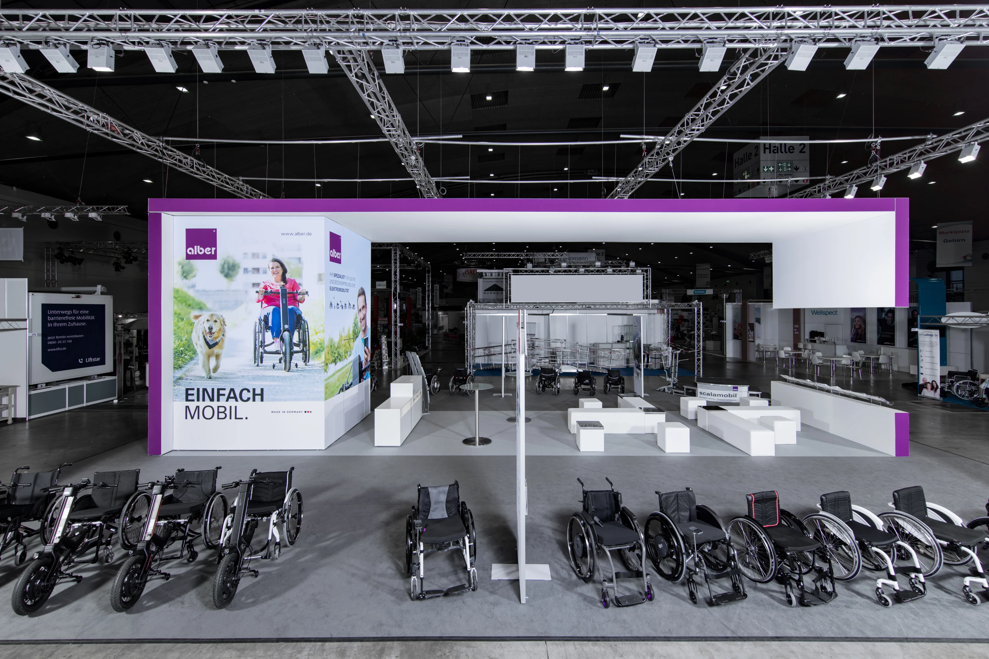 Alber Messestand Gesamtansicht