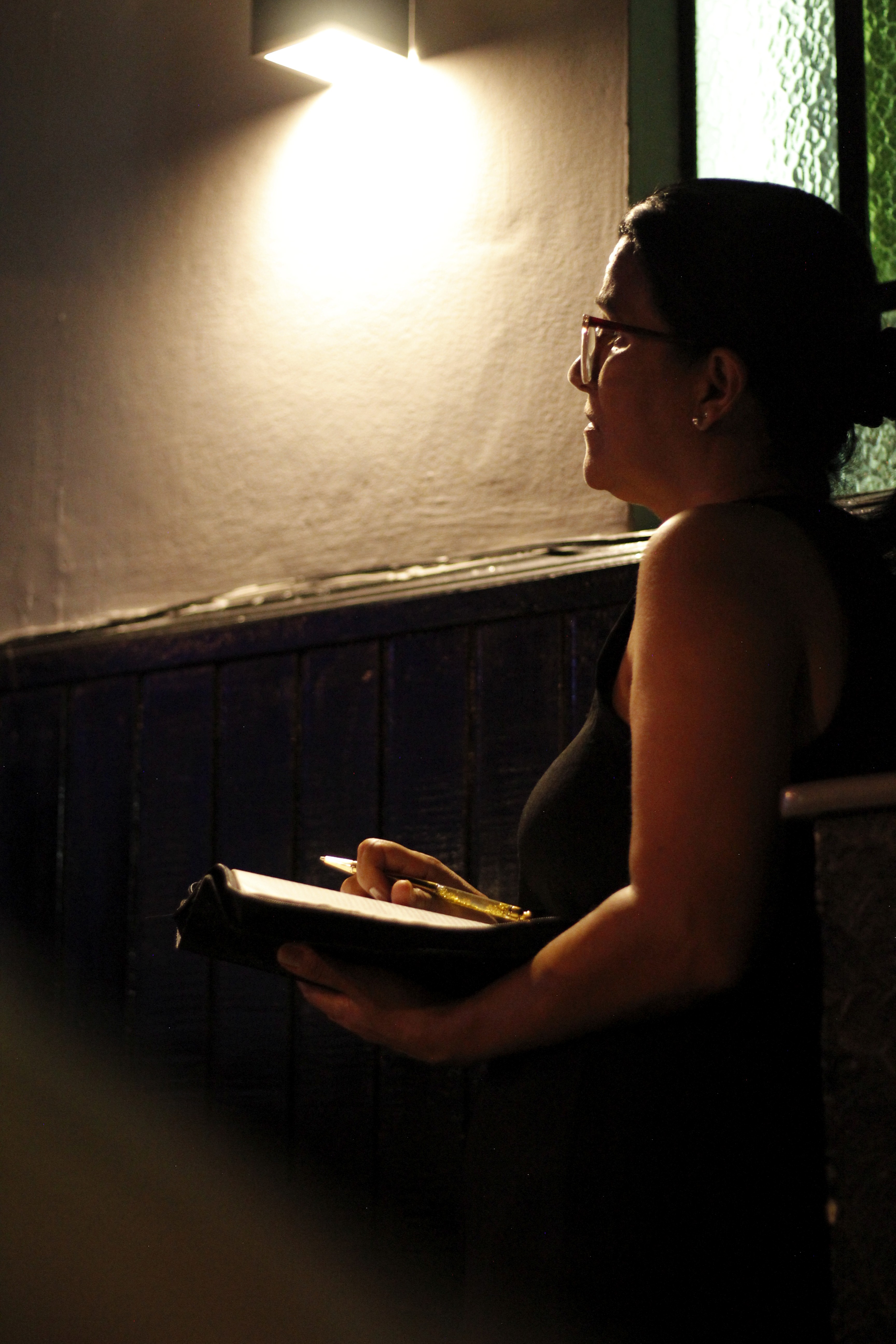 a man and a woman standing in a field
