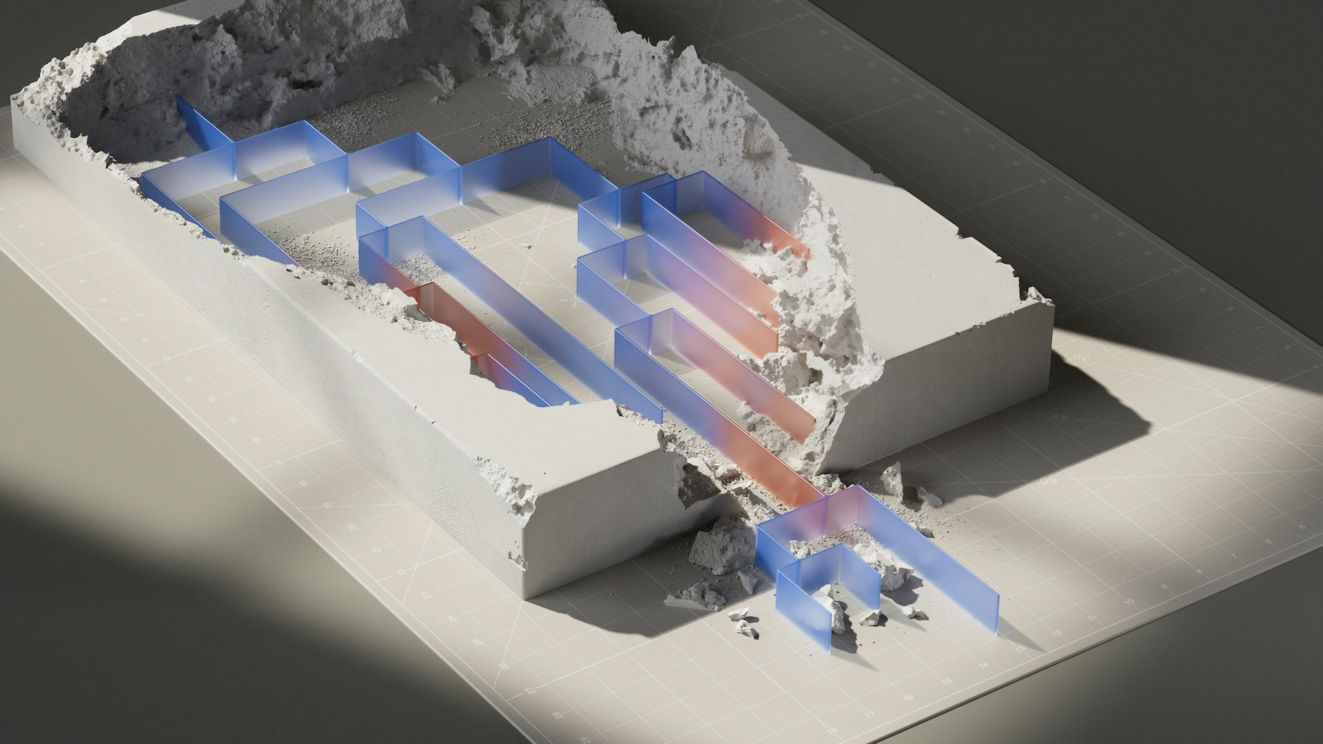 Coach explaining stuff to an athlete