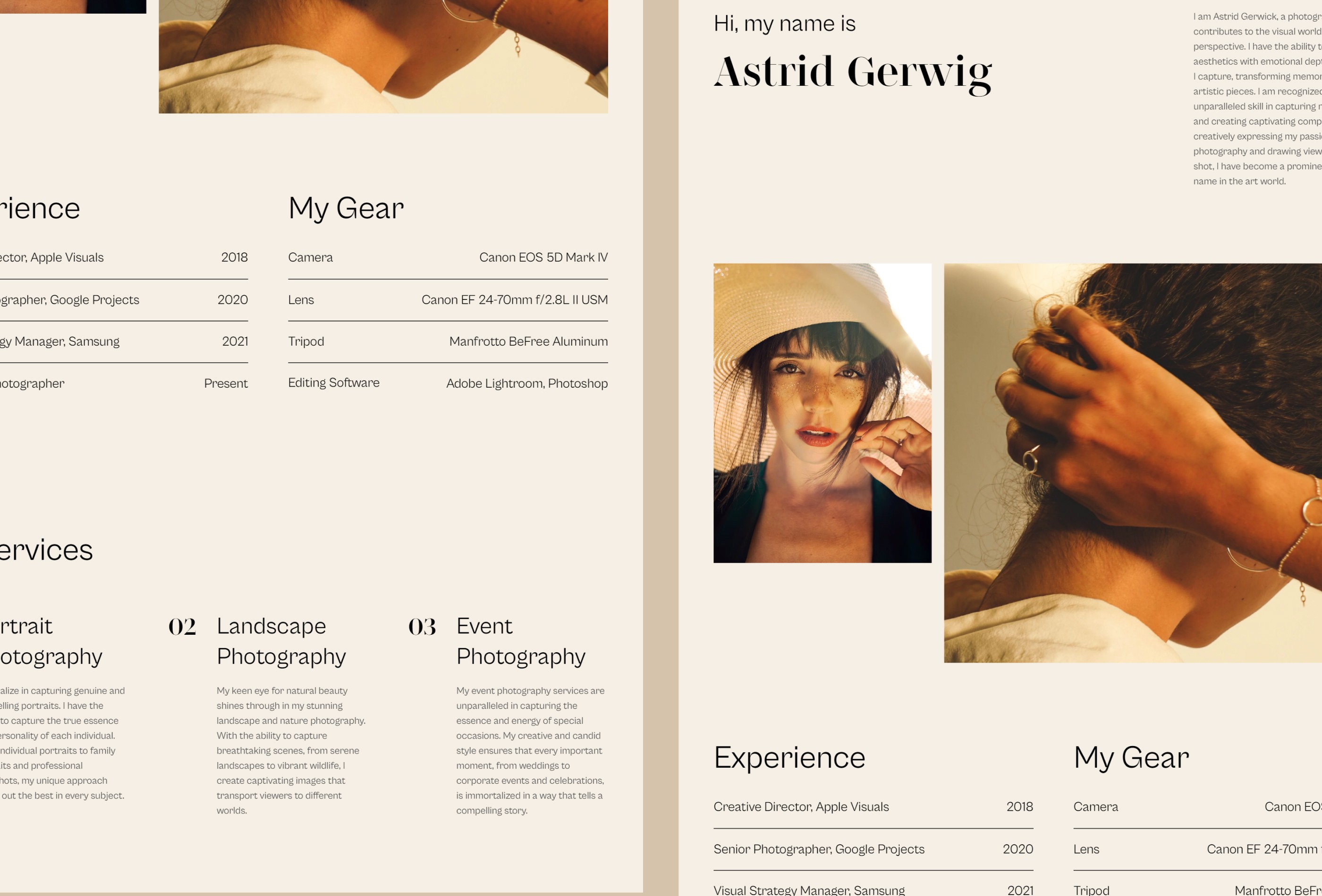 Astrid — 作品集网站设计灵感
