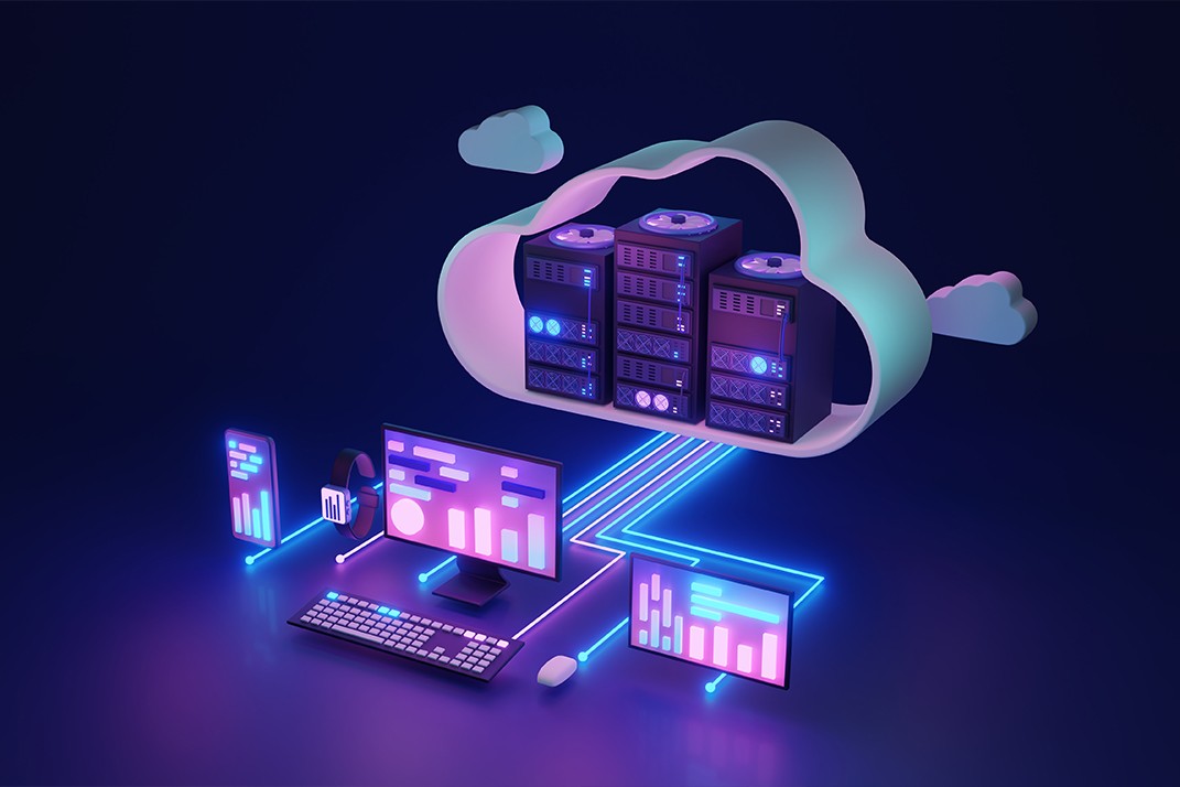 Group of people using laptop