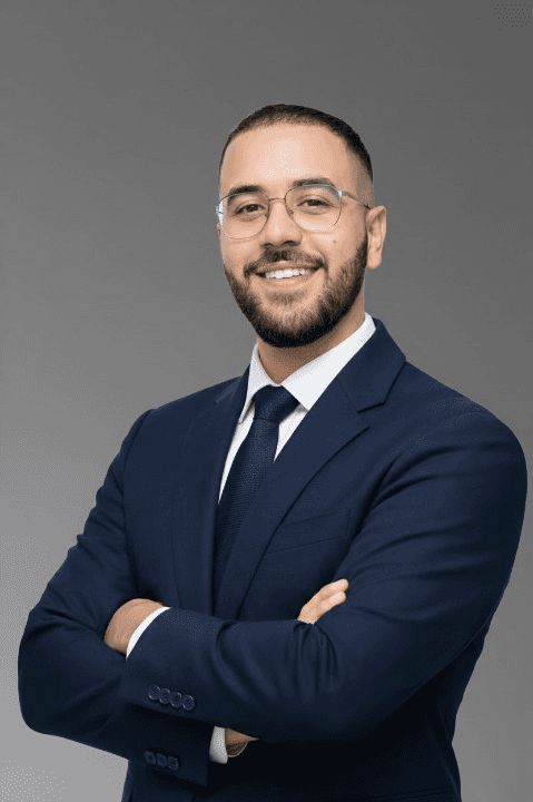 Portrait of portfolio creator – front view