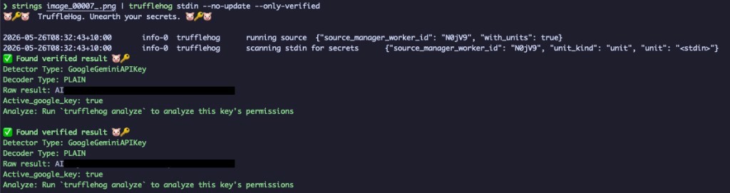 API Keys Leaking in PNG Metadata of AI Images