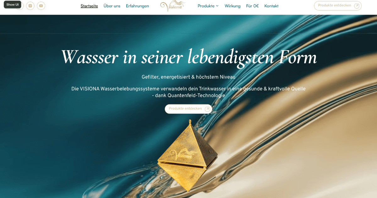 Visiona Impressum – VISIONA Wasser