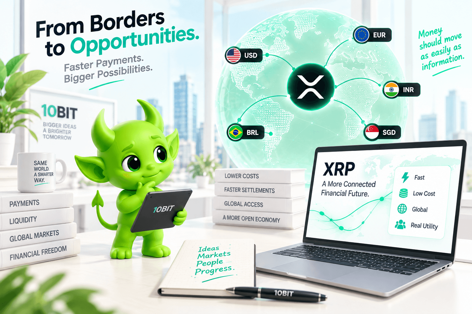 Bitzoo exploring XRP global payments with connected currencies including USD, EUR, INR, BRL and SGD