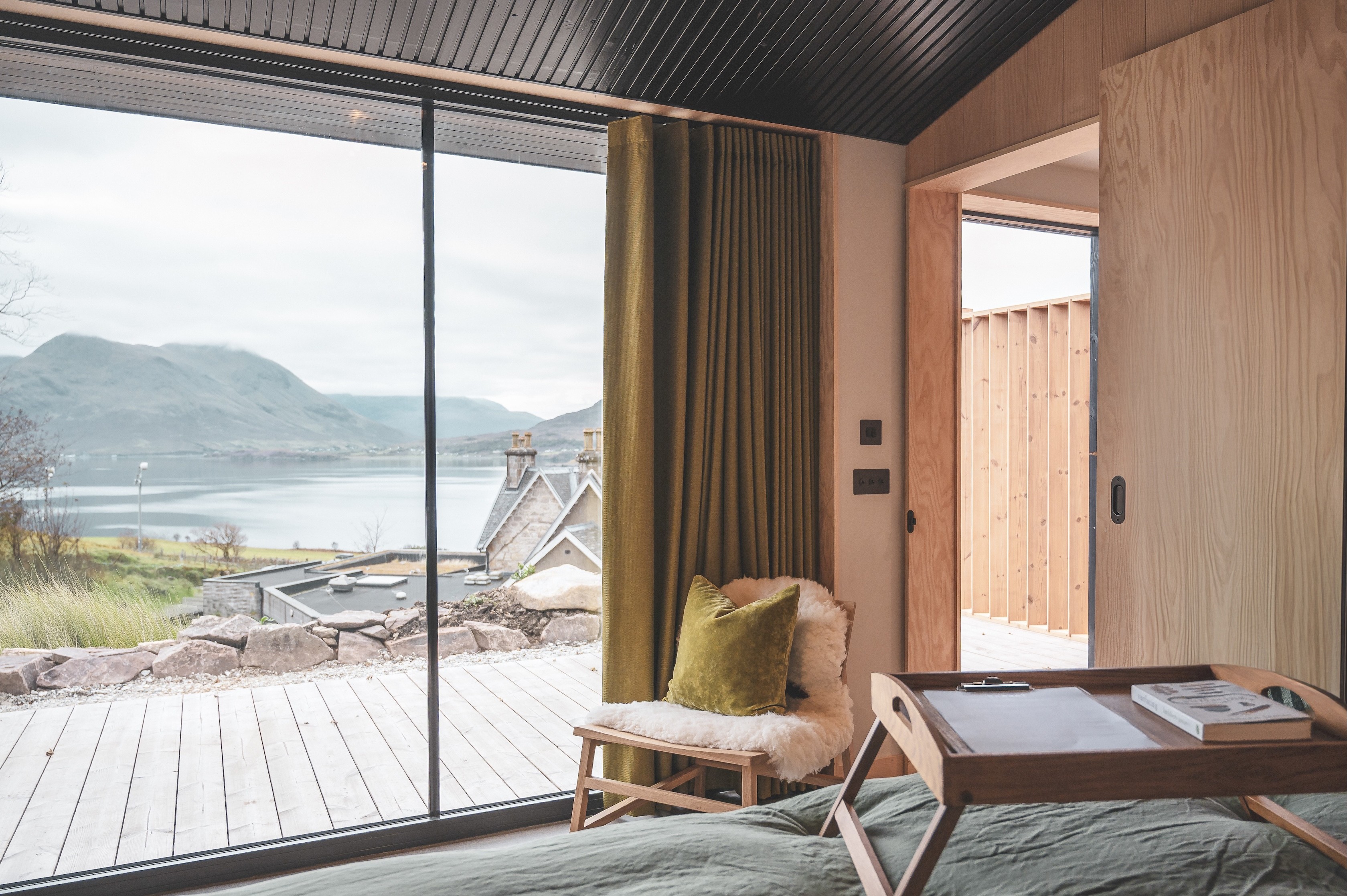 Raasay distillery cabins desigbed by S+Co