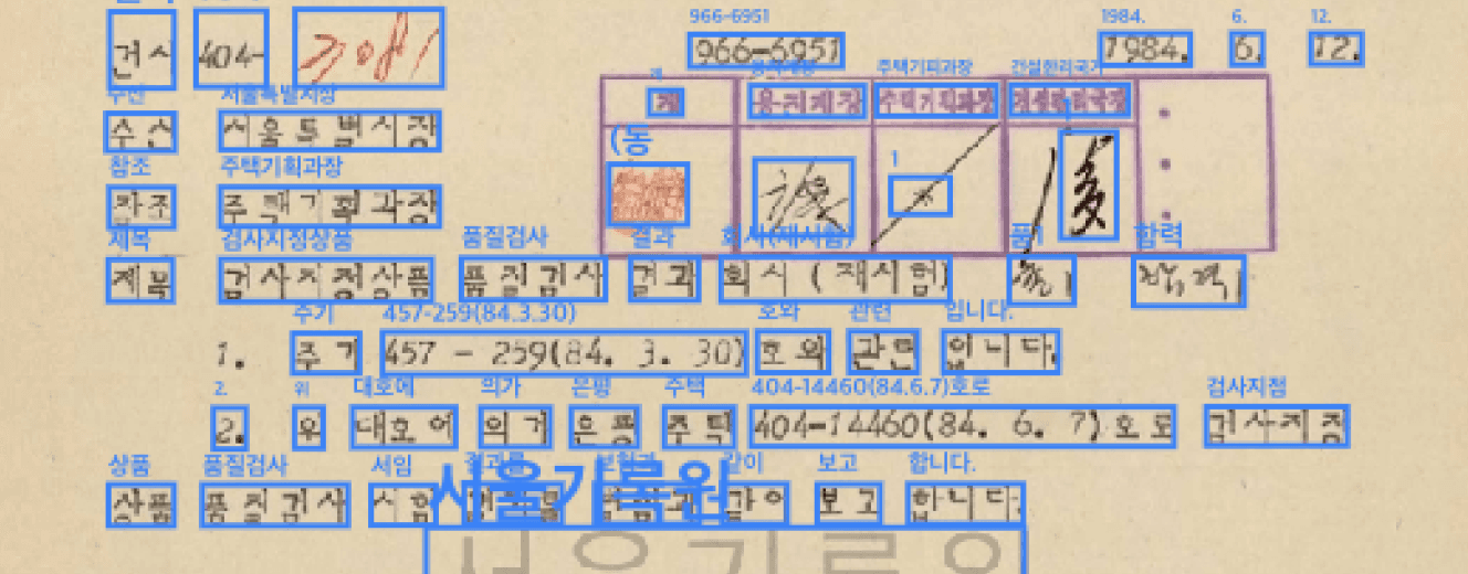 Low-quality document OCR results