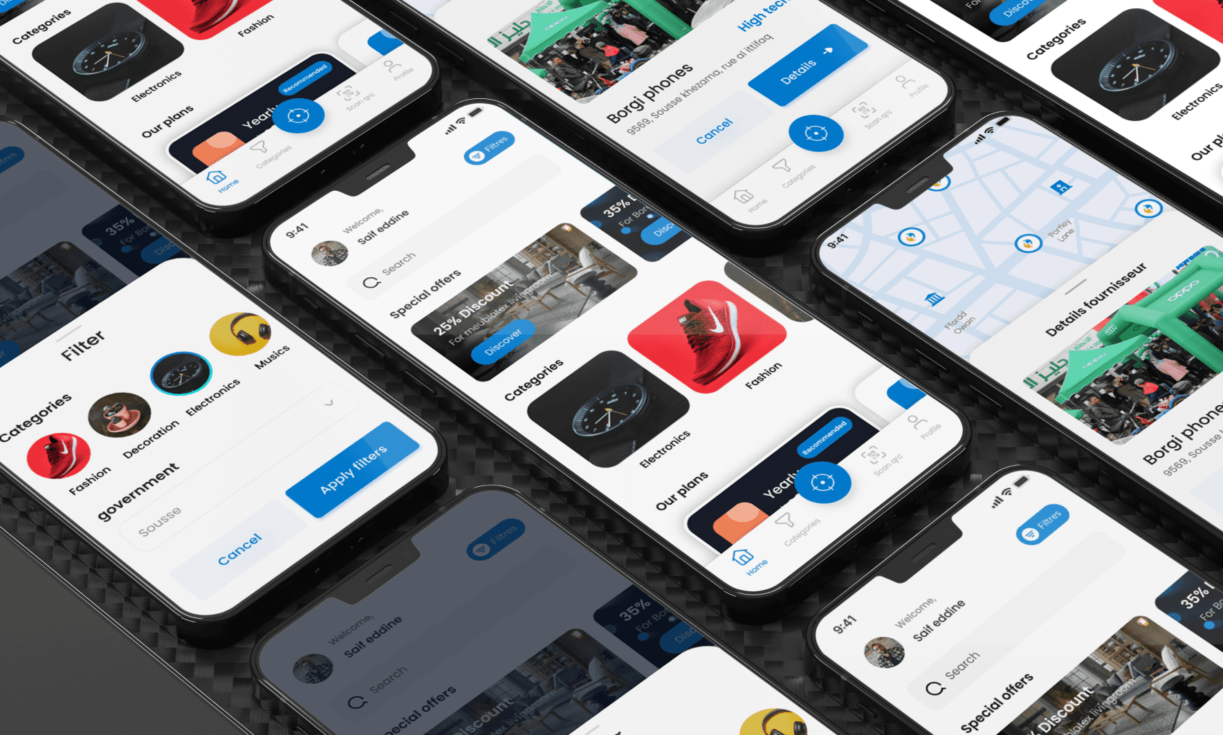 E-commerce mobile app