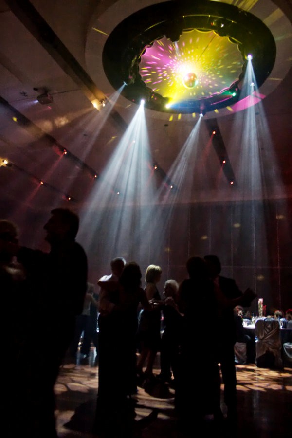 Wedding party in full celebration mode at a Toronto venue