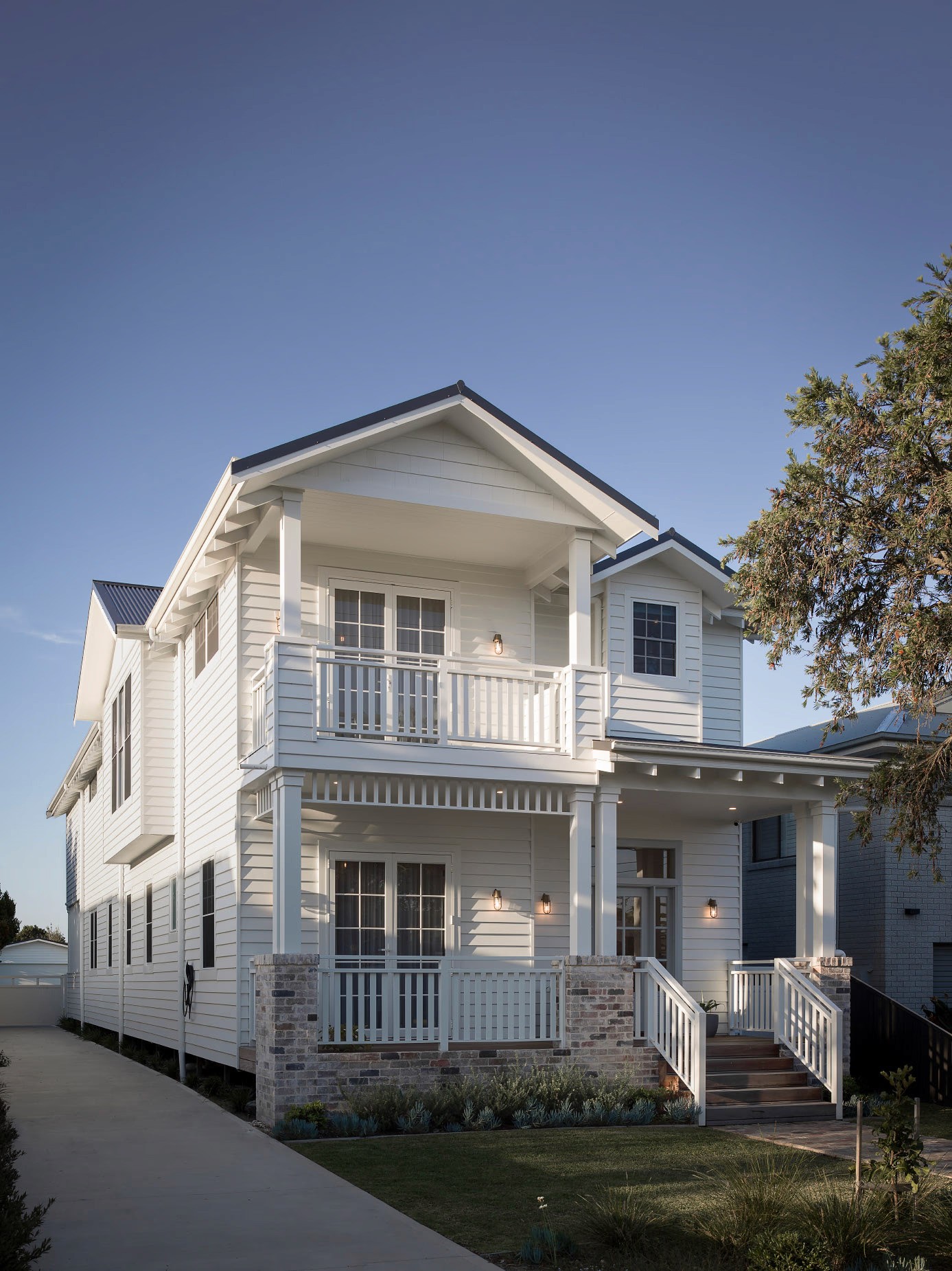Front facade of Jacaranda House in. Brisbane
