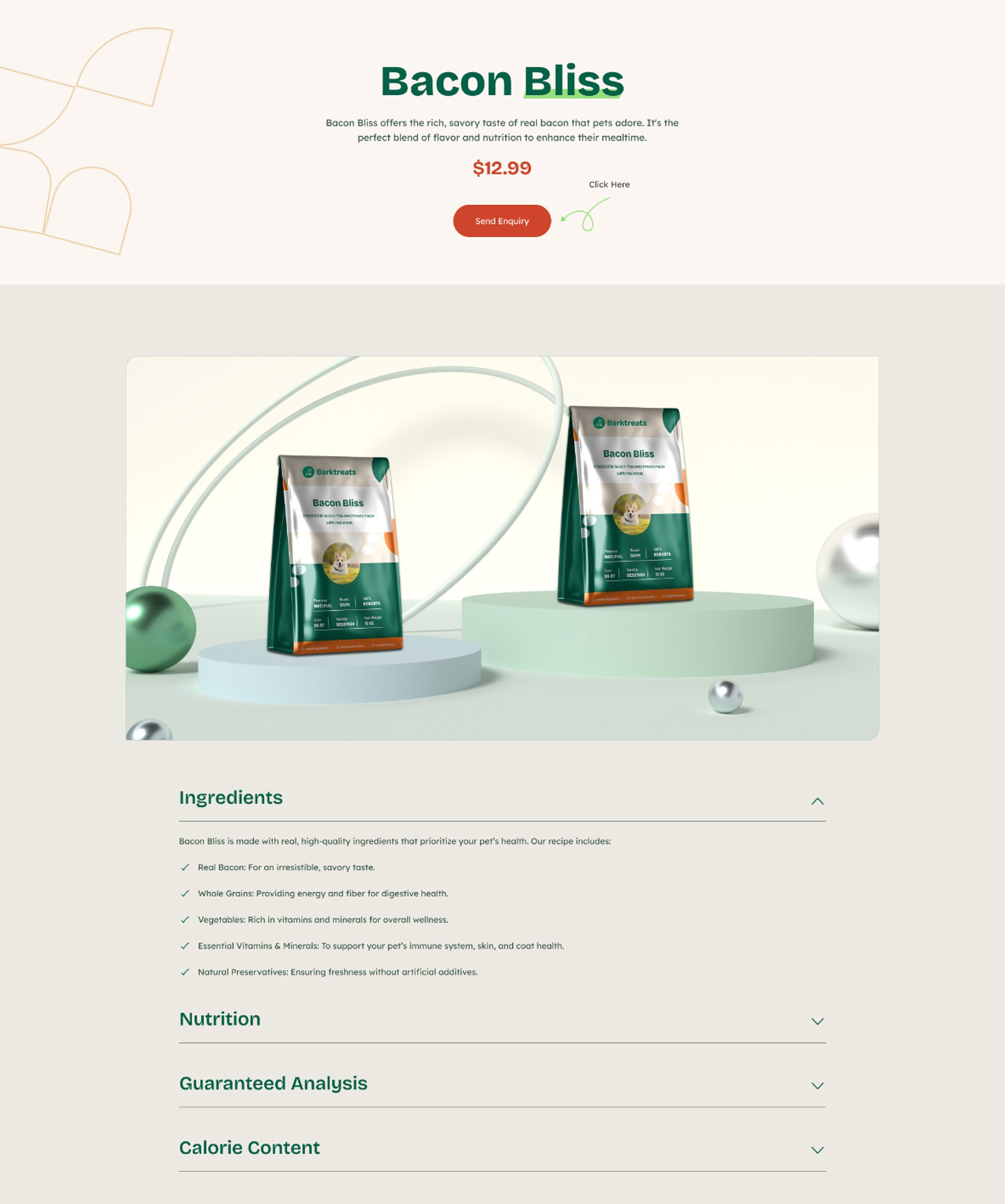Chewy Pet Care & Food Template