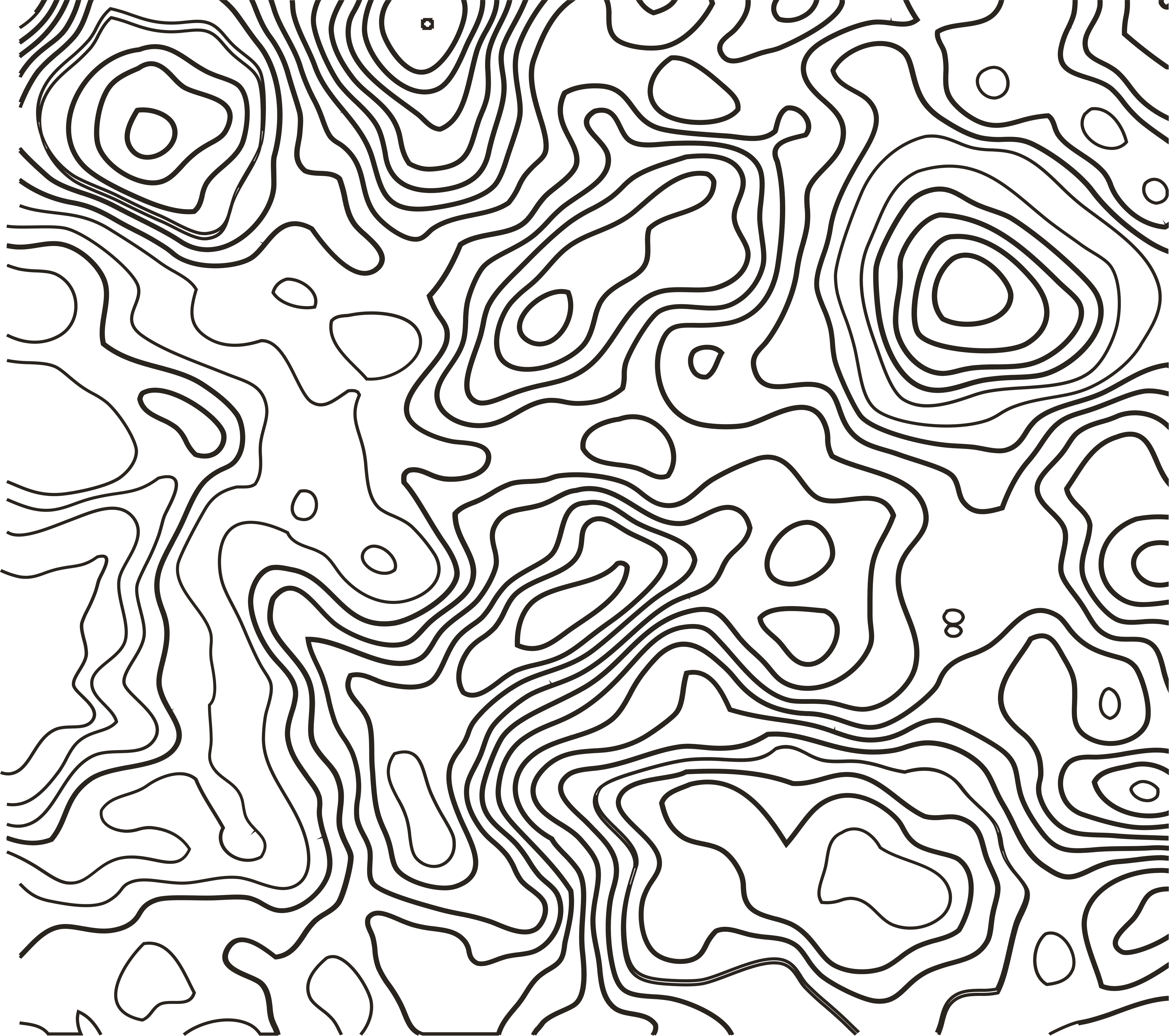 Topographic contour map pattern used as decorative background texture.