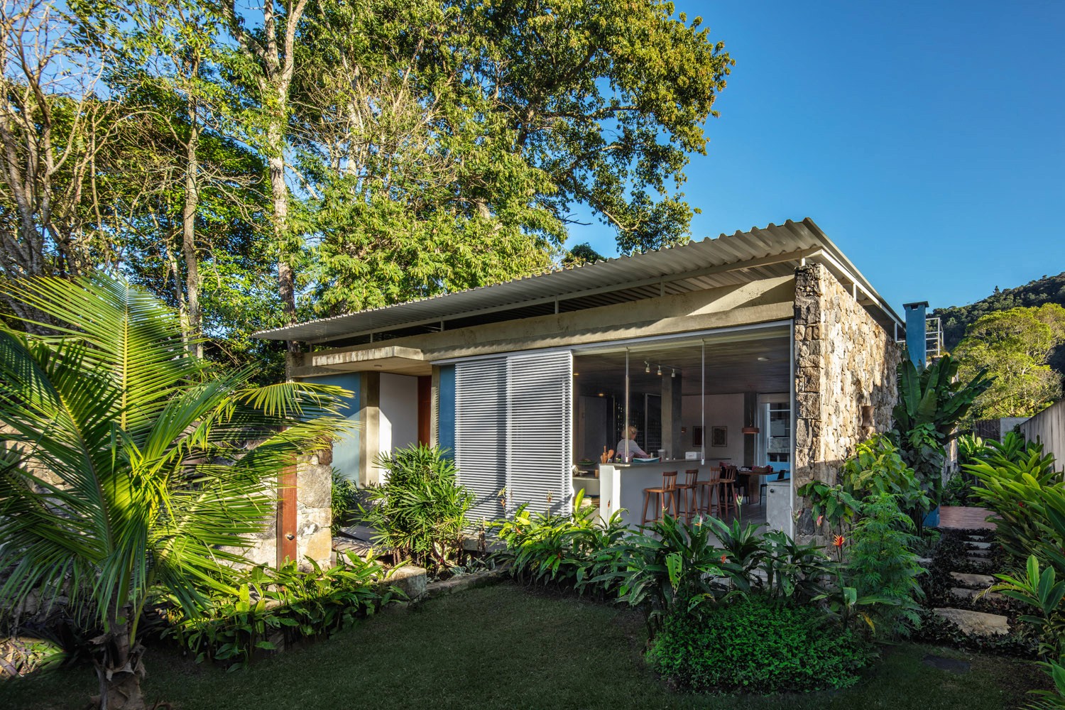 Garden view of house