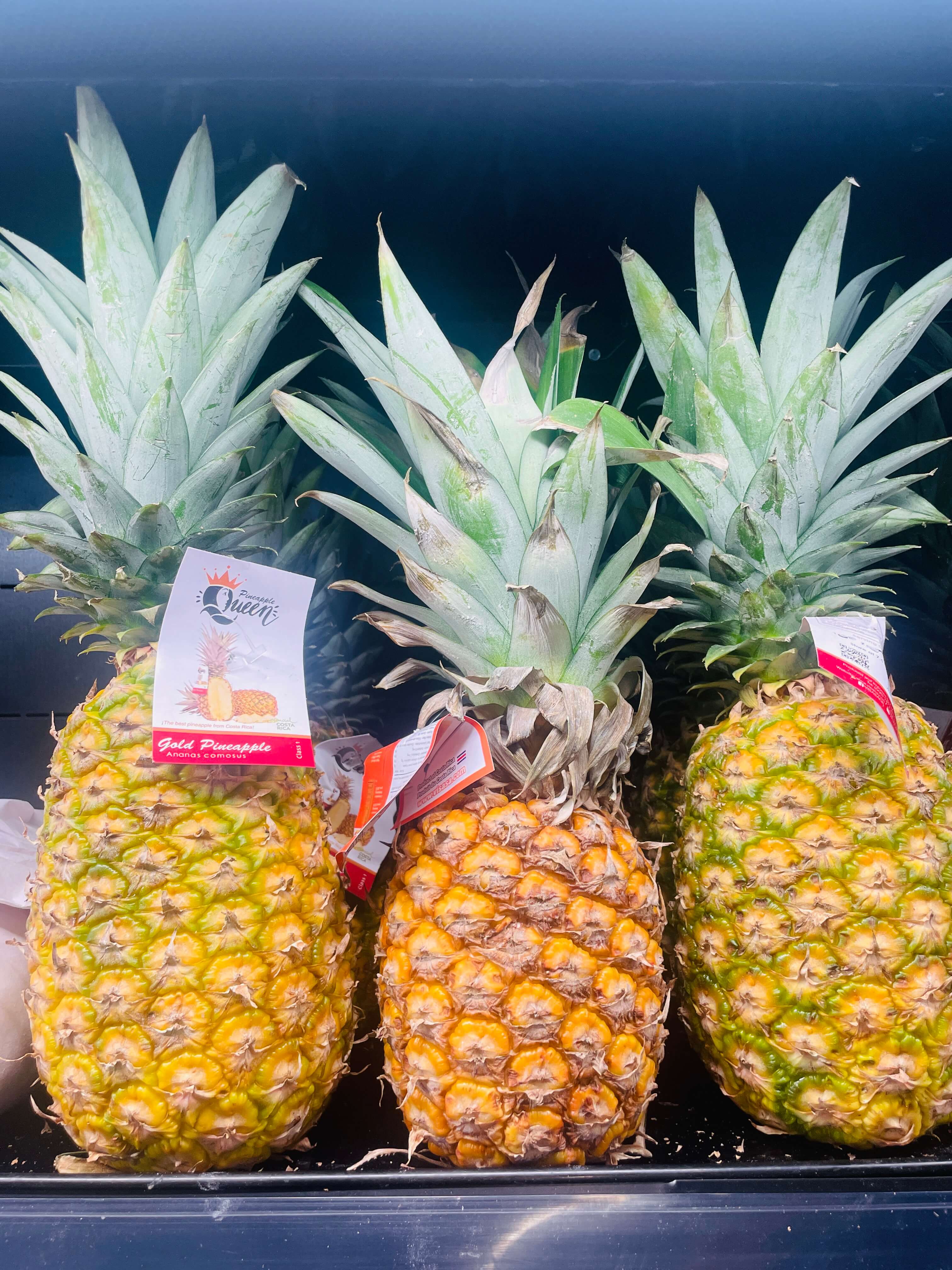 Pineapples available at International Food Market Orlando.