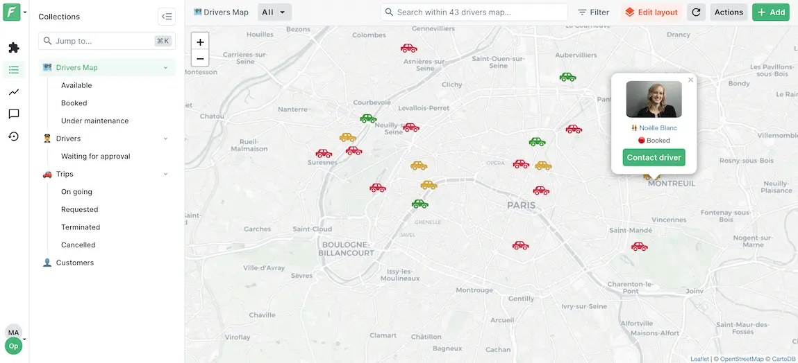 Forest Admin Custom Map View