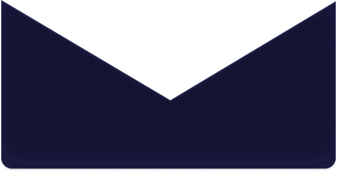 SaaS UI dashboard mockup displaying a custom email message with a video thumbnail