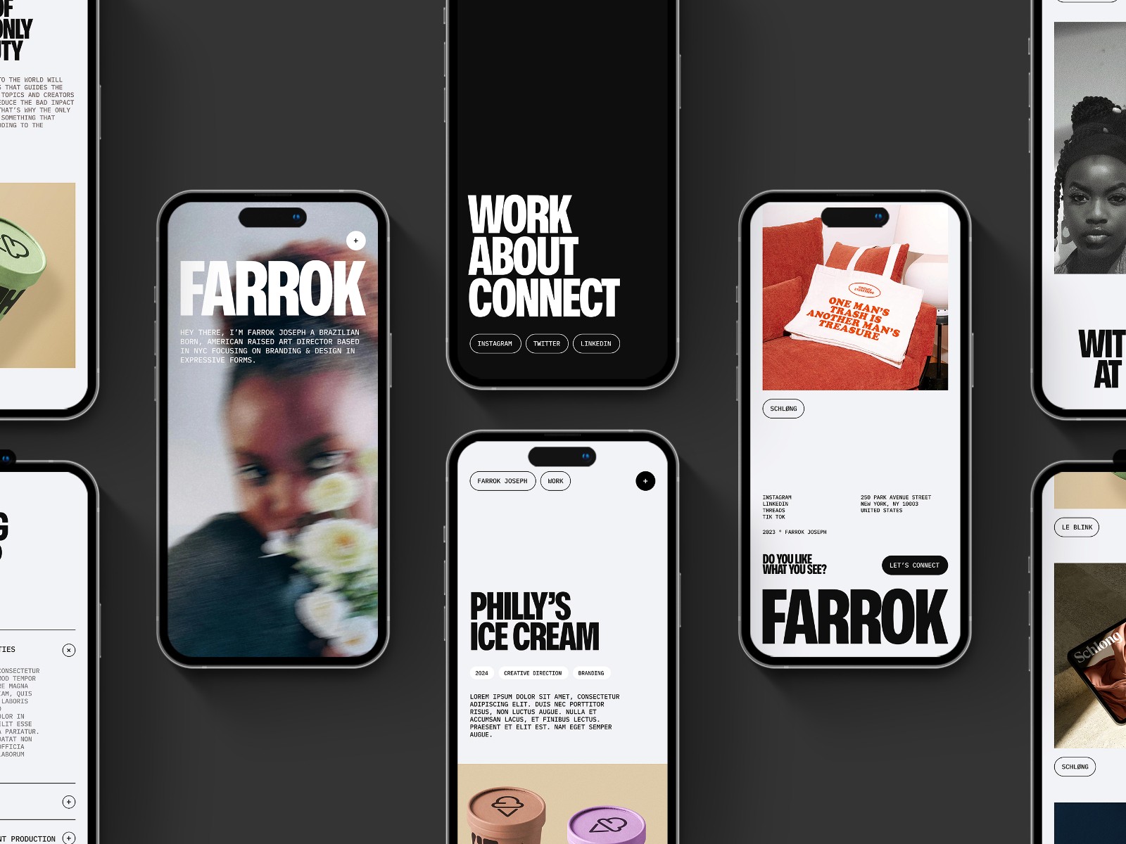 Farrok — 现代创意机构官网设计灵感