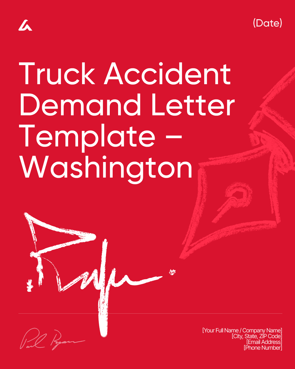 Truck Accident Demand Letter Template – Washington