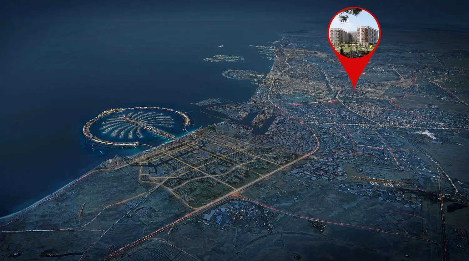 park five by deyaar properties location map dubai production city
