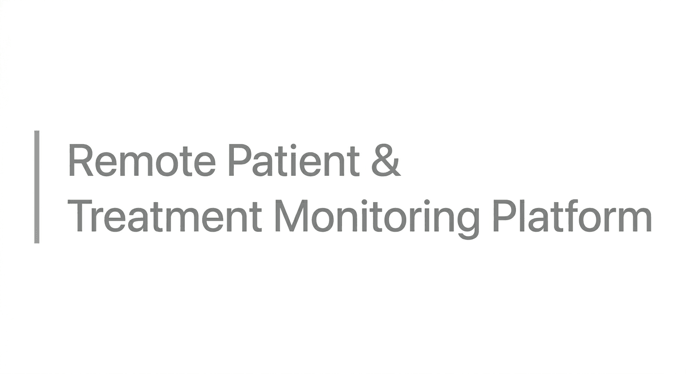 Remote Treatment Monitoring Platform | LynxFlow Health