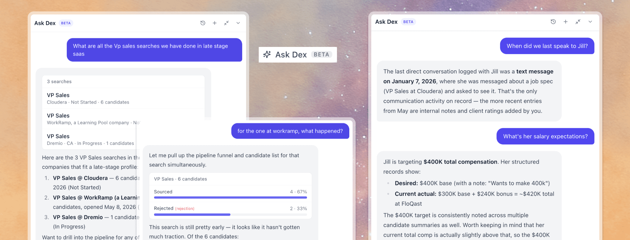 Ask Dex - In-app AI assistant