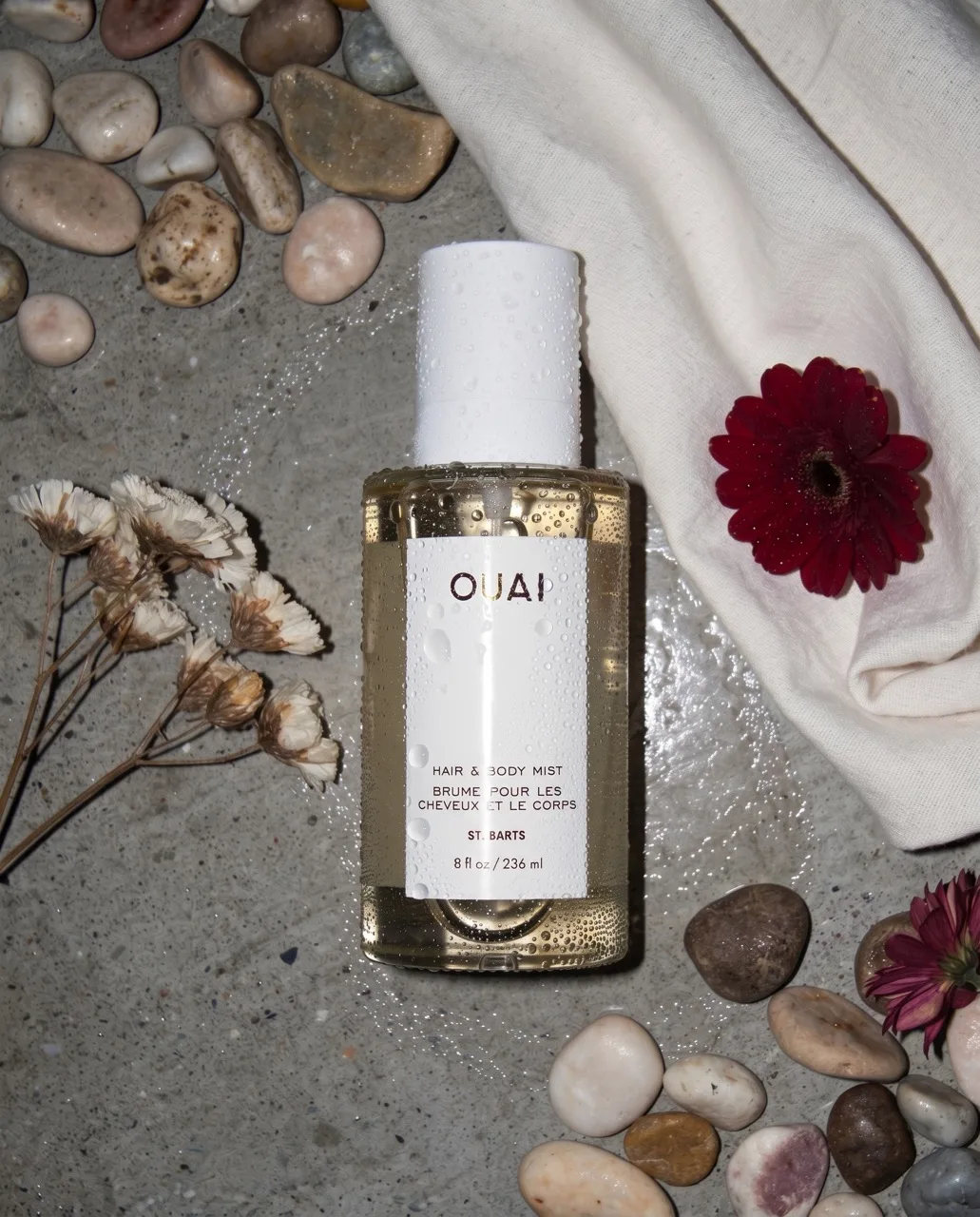 OUAI Hair & Body Mist photography AI