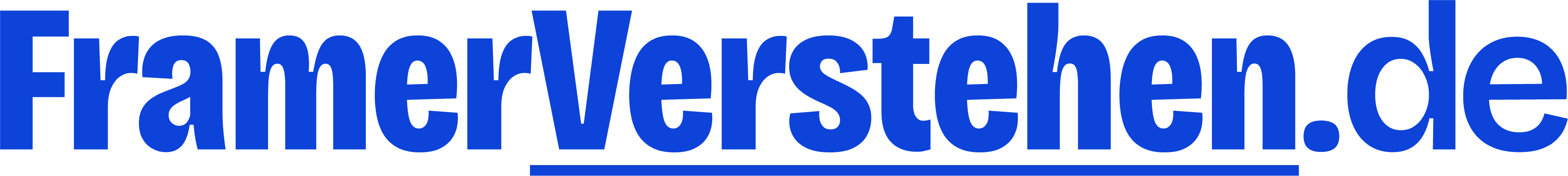 FramerVerstehen —&nbsp;Startseite