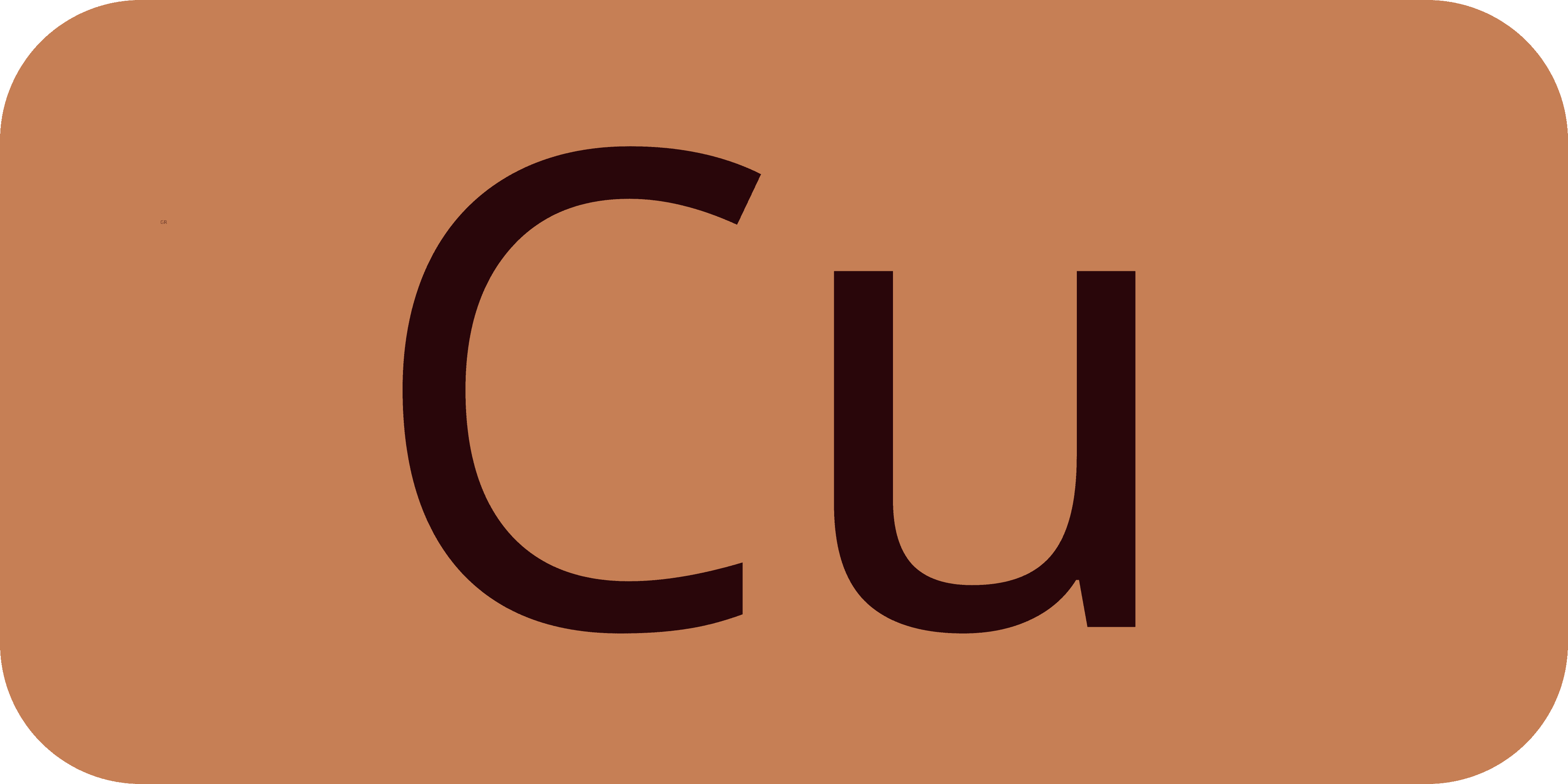Copper symbol