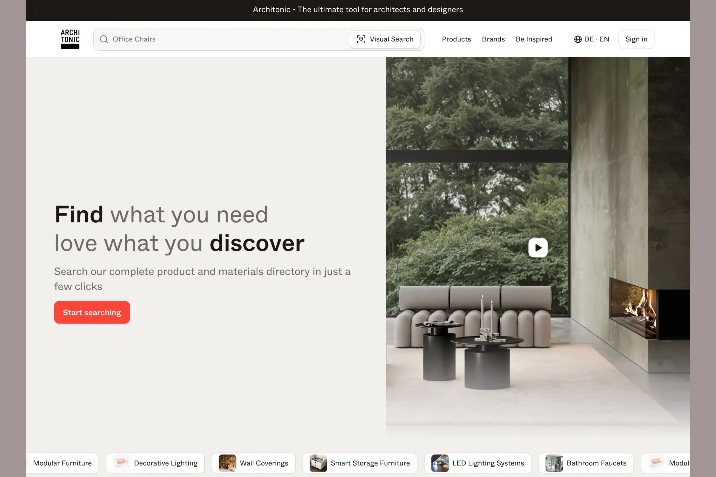 new architonic